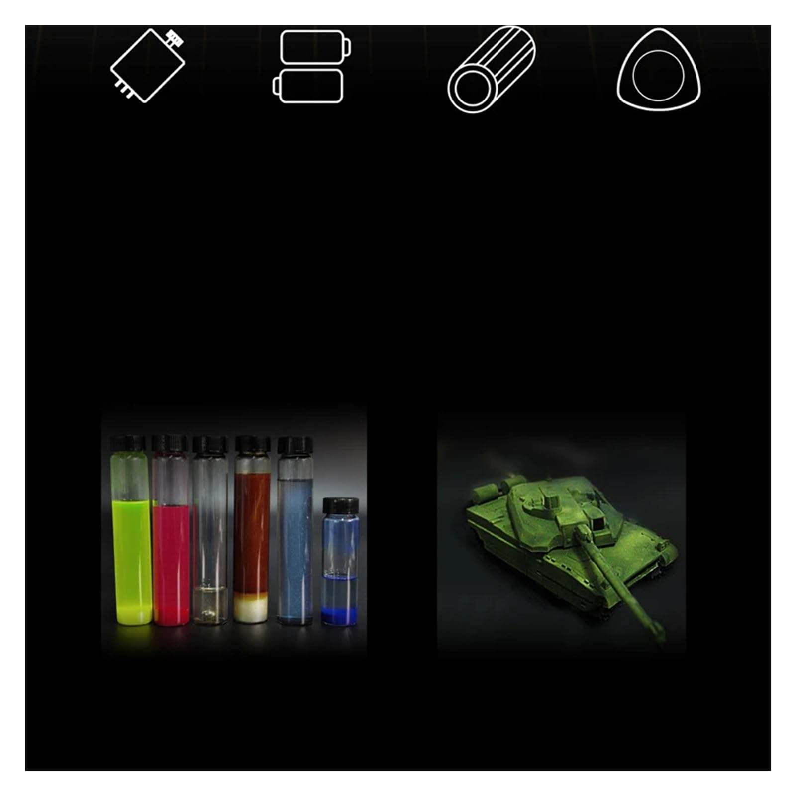 Magnetyczna wytrząsarka do lakieru, narzędzie do dekorowania farb modelarskich, MINI podwójny tryb zasilania mieszalnik farb z 20 szt. Rotorem MS-01