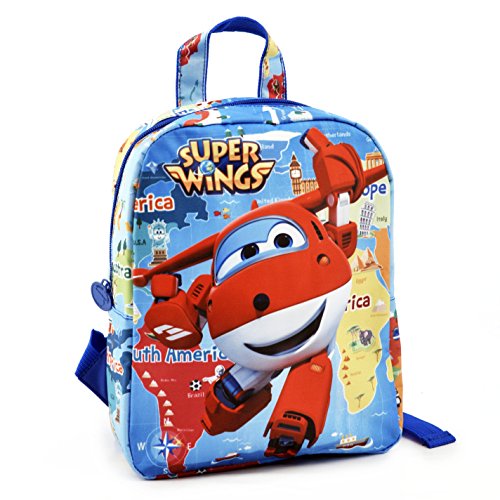 Super Wings Jett: Mochila para niños  27 cm  multicolor