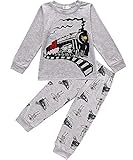 Boys Pajamas Train 100% Cotton...