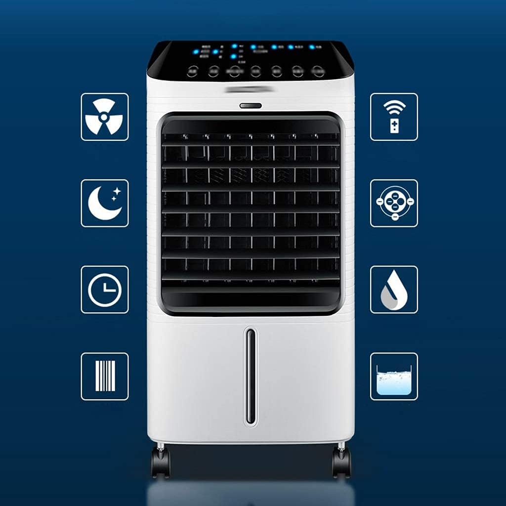 Air Coolers Evaporative Coolers Evaporative Humidifier Portable Misting with Remote Control Air Conditioner Fan and Bladeless Noiseless Fan for Office Dorm Room