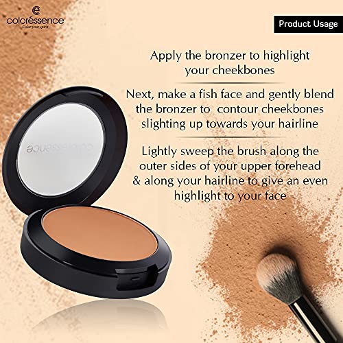 Image of COLORESSENCE Premium Primer Gel & Matte Bronzer Contour Powder Combo (30ml+10gm) | Long Lasting | Waterproof