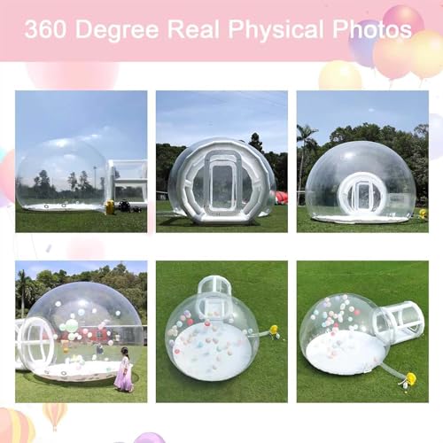 MAYFABD Opblaasbare Bubble House Tent Clear Single Tunnel Bubble House Dome Camping Hut met Blower Voor Indoor Outdoor Home Achtertuin Camping Outdoor Transparante Sterrenhemel Tent - Afbeelding 14
