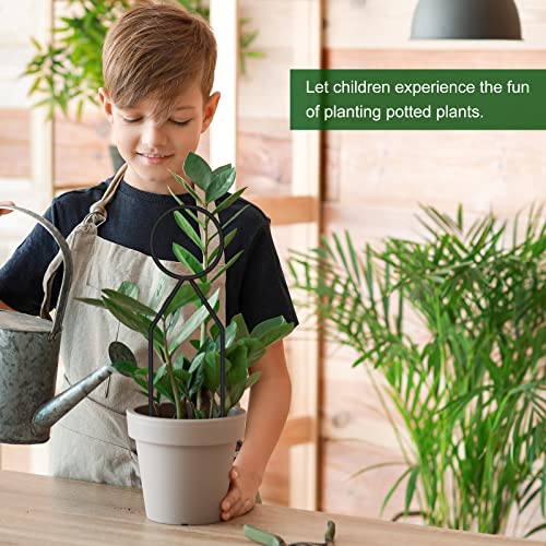 Mik-Nana Small Metal Trellis For Potted Plants, 4 Pack Mini Trellis For Climbing Plants Indoor, House Plant Support Stake Trellis For Garden Potted, Hoya, Flower, Vines #TOP7