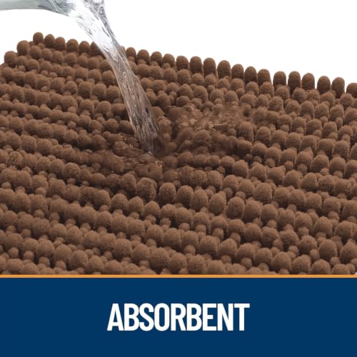 Image of OLANLY Dog Door Mat for Muddy Paws 30x20, Ultra-Absorbent Chenille Mud Mat