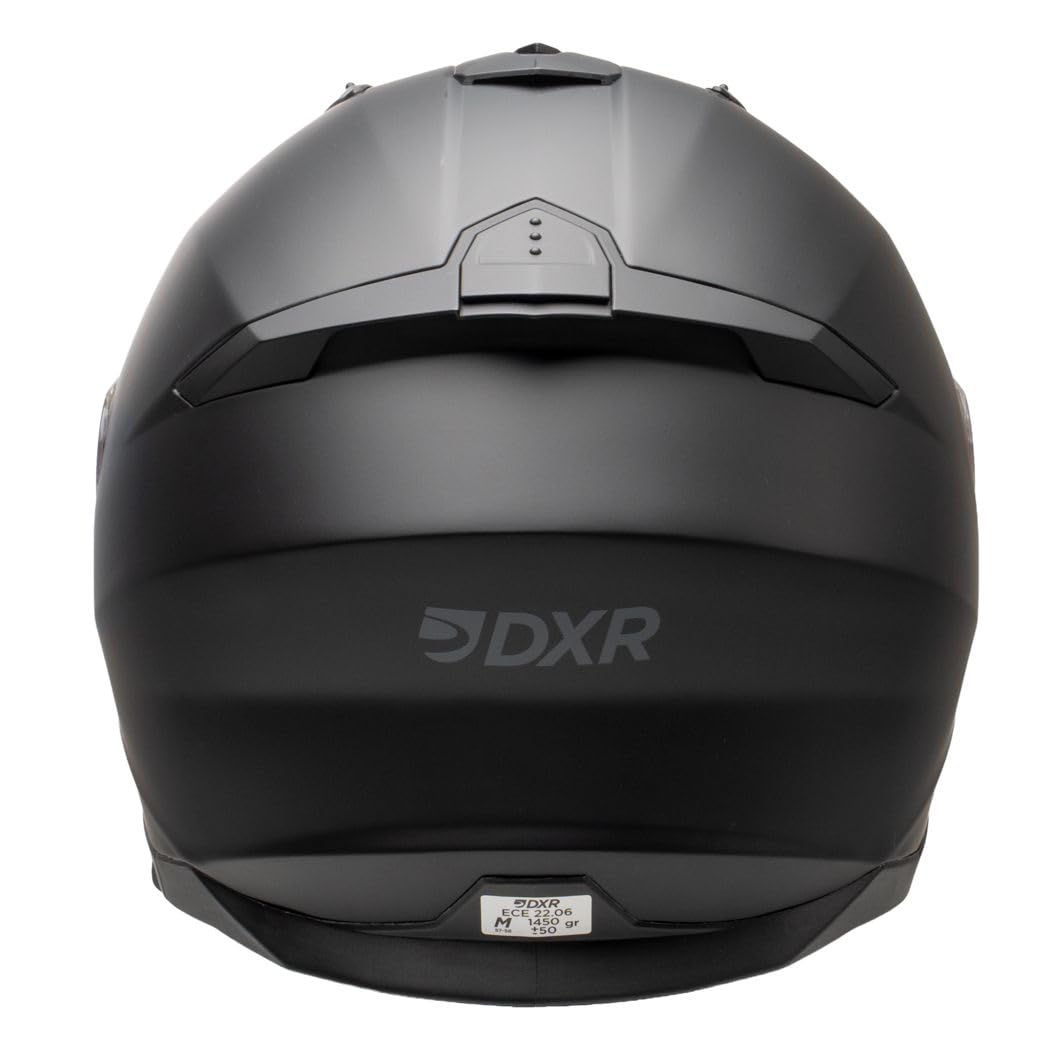 ELEVEN 22.06 Casco integral con visera solar | Homologado ECE 22.06 | Casco Full-Face Moto y Scooter | Mujeres y Hombres | Tallas XS-XL | S 55-56cm