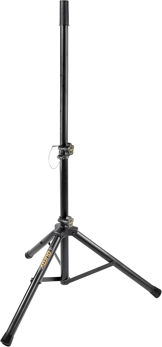 Auray SS-25S مكبر صوت فولاذي قابل للتعديل مع قاعدة حامل ثلاثي الأرجل