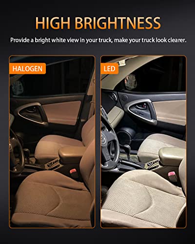 Kit de focos LED blancos para interior Toyota RAV4 2006-2015 miniatura 5