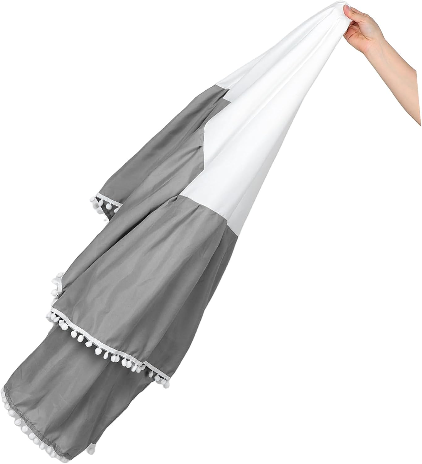 Garneck Crib Skirt Cotton Boy Girl Bed Covers Comfortable Fitted Sheet for Crib Mattress Easy Installation Dust for Bedding