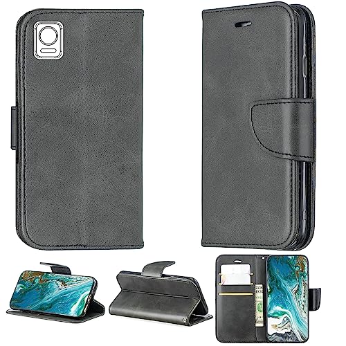 jioeuinly AT&T Vista 6812D Case Compatible with ATT Vista WTATTRW2 Phone Case Cover Flip Stand Cover PU Leather YZW Wallet Case Black