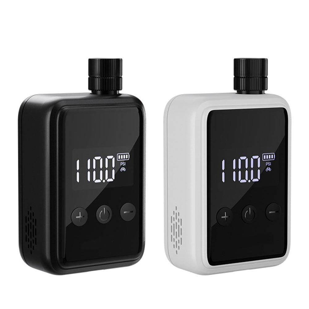 FACAIIO Gonfleur de pneu électrique portable 150 PSI avec écran LCD, pompe à vélo 500 mAh pour voiture, moto, VTT