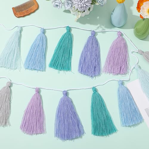 Guirlandes à pompons violettes contre les classes austères - 8