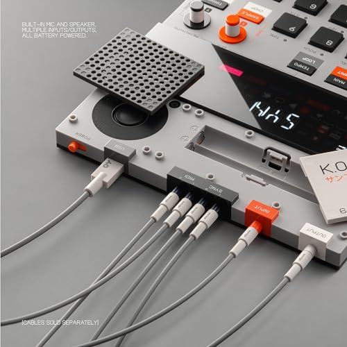 teenage engineering ep133 ko ii sampler drum machine and sequencer with built-in microphone and effects