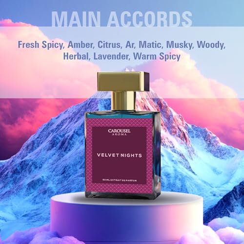Image of Carousel Aroma Velvet Nights 50ml - Eau De Parfum for Unisex | Long Lasting Luxury Perfume | Premium Fragrance perfume for Men & Women | Pack of 1
