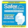 Safer Home SH512 Trap Refill Pack of Glue Cards for SH502 Indoor Fly Trap, 12 Count (Pack of 1)
