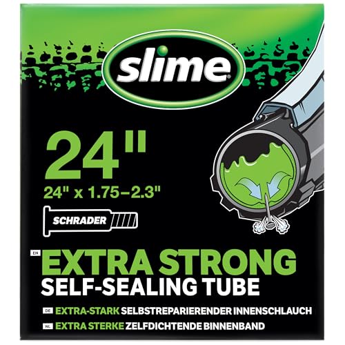 Slime 30082 Fahrradschlauch mit Slime- Pannendichtmittel, selbstdichtend,...