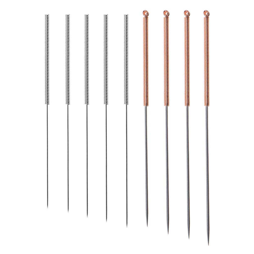 Bilinli As The Pic Show 9Pcs/Set Stainless Steel Metal Nozzle Cleaning Needle Cleaner Drill Bit 0.2Mm 0.25Mm 0.3Mm 0.35Mm 0.4Mm 0.5Mm 0.6Mm 0.8Mm 1Mm Diameter For 3D Printer Parts Accessories