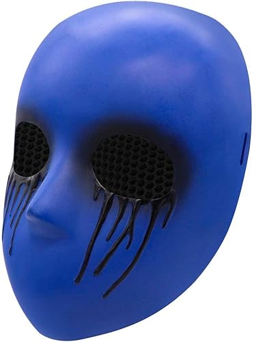 Miniatura 2 de rericonq Máscara de gato sin ojos cosplay Jack Nichols Murderer Creepypasta Scary Killer Halloween Prop resina azul oscuro