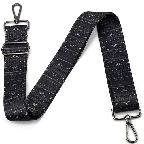 Image of Purse Strap Gold Hardware Replacement Crossbody Bag Strap, Wide Adjustable Shoulder Strap