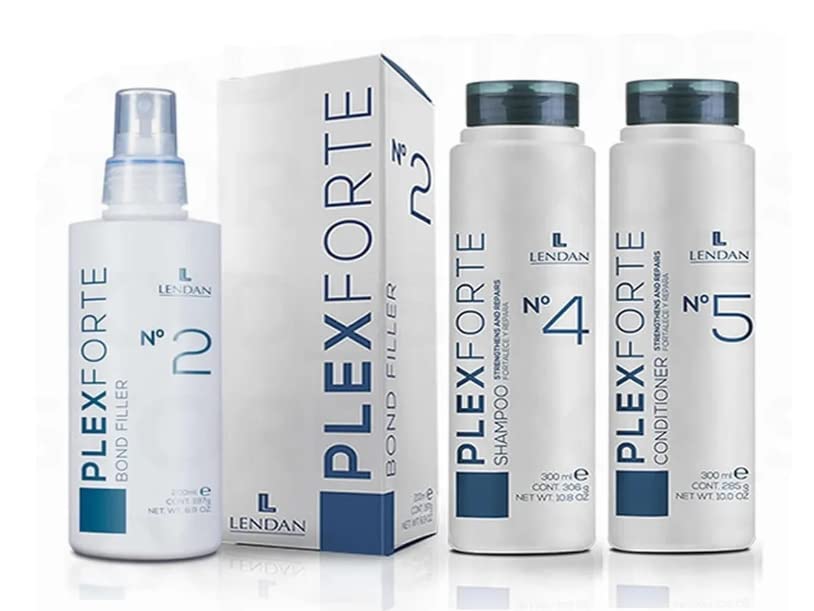 Lendan Plex Forte Start Kit - No. 2 + No. 4 300ml + No. 5 300ml  10.8 Fl Oz., 3 Items