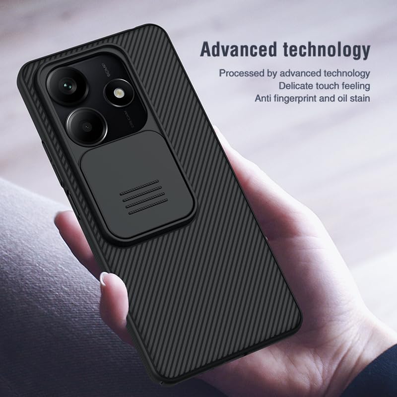 Miniatura 6 de Nillkin CamShield - Funda protectora delgada para Xiaomi Redmi Note 11 4G, con protector de cámara, policarbonato duro y TPU ultra fino,