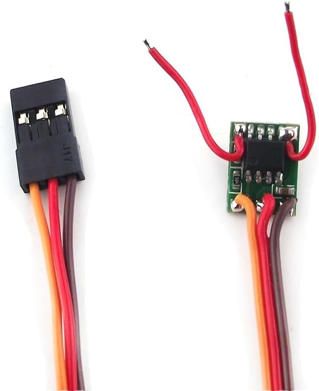 2Pcs Micro 1A Mini ESC DIY Two-Way Forward and Reverse Brushed DC 5V JR Connector ESC for Mini RC Model Aircraft Drones