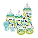 NUK Fashion Confetti Ducks Orthodontic Bottle and Pacifier Gift Starter Set