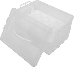 KICHOUSE White PP Cake Carrier Box for Dessert Transport, 24 Pack