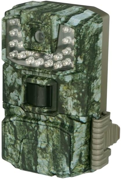 Davanti view of Bushnell Spot On Trail Camera with IR LEDs and lens