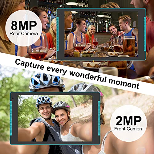 Tjd Android 12 Tablet 10 Inch Tablets,64Gb Rom 512Gb Expand Tablet Pc,Quad Core Processor,Hd Ips Screen,8Mp Dual Camera,Wi-Fi, G+G, Bluetooth,6000Mah Battery Google Gms Stand Tablet #TOP5