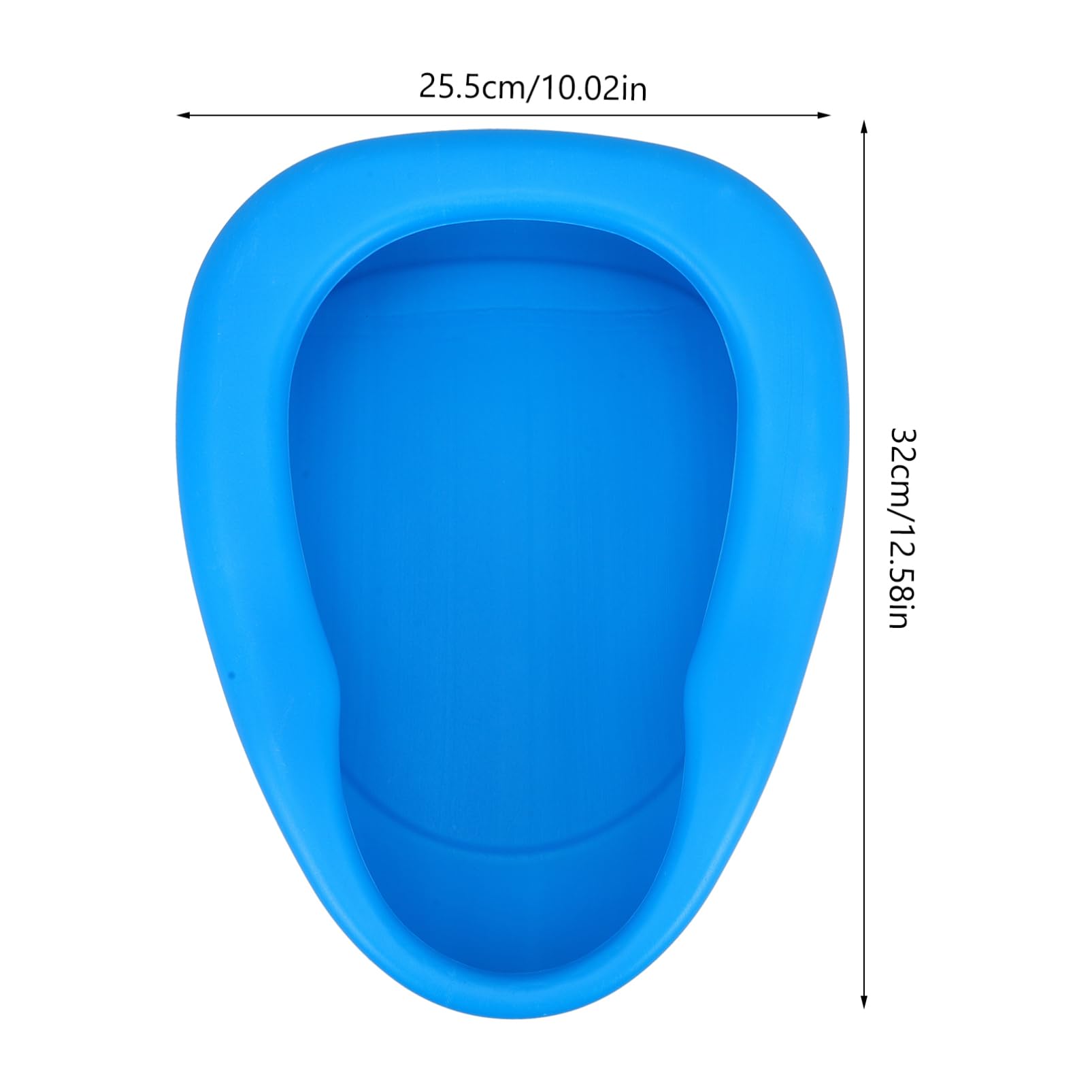 Beavorty Emergency Urinal Hospital Bedpan Bedpan Lid for Bedridden Patients Nursing Care