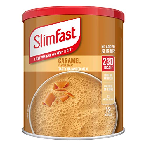 SlimFast Meal Replacement Shake Powder, Caramel Temptation, 438 g'