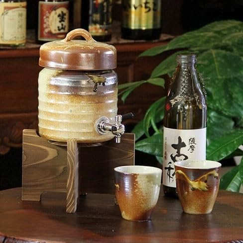 Amazon | 信楽焼 1.5L用 火色焼酎サーバー しがらき焼 サーバー 陶器