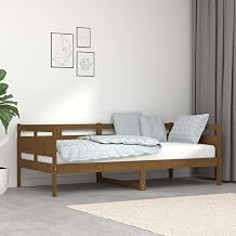 Home tools-Day Bed Honey Brown Solid Wood Pine 90x190 cm