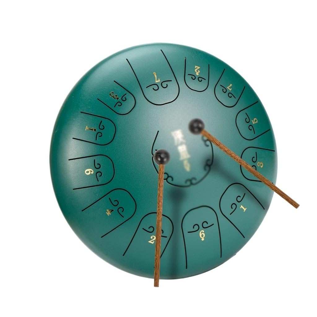 Steel Tongue Drum 12 Inch 13 Tone Ethereal Pan Beginner Musical Instrument Percussion