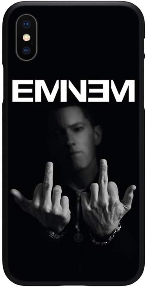 Inspired by Eminem Phone Case Compatible With Iphone 7 XR 6s Plus 6 X 8 9 11 Cases Pro XS Max Clear Iphones Cases TPU- Earrings- Hoodies- Lighter- Jacket- Jacket- 4000186819791