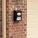 LKXHarleya Mailbox Number Sticker, 4 inch Reflective Waterproof Self Adhesive Address Decals for Outside Doors, Laser