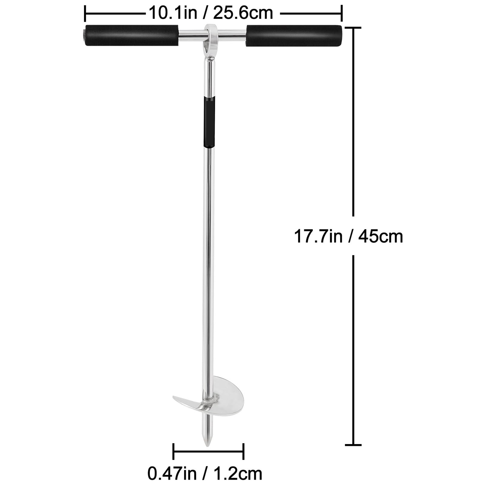 Kotwica do piasku o długości 18 "/36" ślimak do plaży i Sandbar 316 kotwica ze stali nierdzewnej do skutera wodnego PWC kajak pontonowy(18 inch)