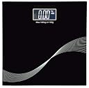 HOMESHOPPER Digital Personal Bathroom Body Weight Weighing Scales Electronic Thick Tempered Glass LCD Display Human Body, Weight Machine Home Clinic Hospital(Multicolor/Print (Multi Black Type) gallery image