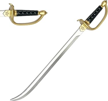 30-Inch Foam Pirate Cutlass Swords - Perfect for Cosplay, Roleplaying, and Halloween Costume Props. Safe and Durable Training Swords