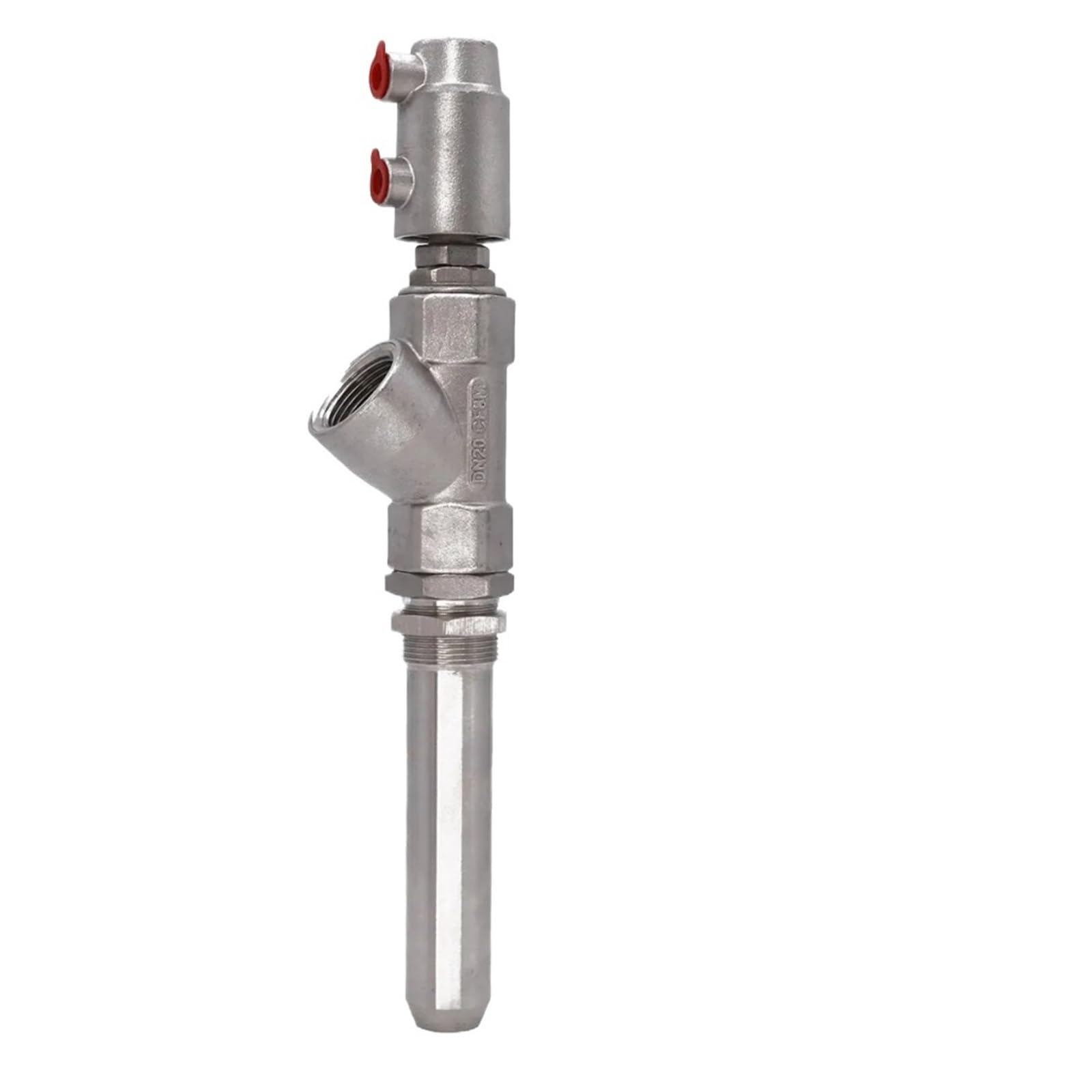Embout de remplissage pneumatique anti-goutte DN20 en acier inoxydable pour dosage propre