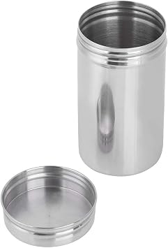 Hztyyier Stainless Steel Storage Jar, Large Airtight Food Container Canister for Coffee Beans, Flour, Cereal, Sugar