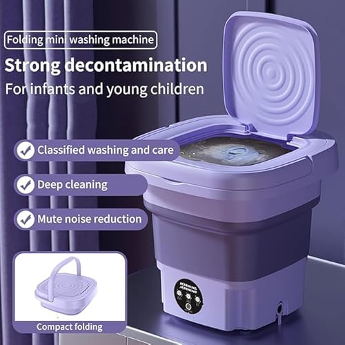 Mini máquina de lavar roupa portátil 8L