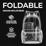 Fincci Pair 26 Inch Bike Tyres - Set Foldable Mountain Tyres 26 x 2.125 with 26 inch Inner Tube Presta Bicycle Valve for MTB/Cross Country, Road City Bike - Pack bicycle accessories 57-559 - Image 6