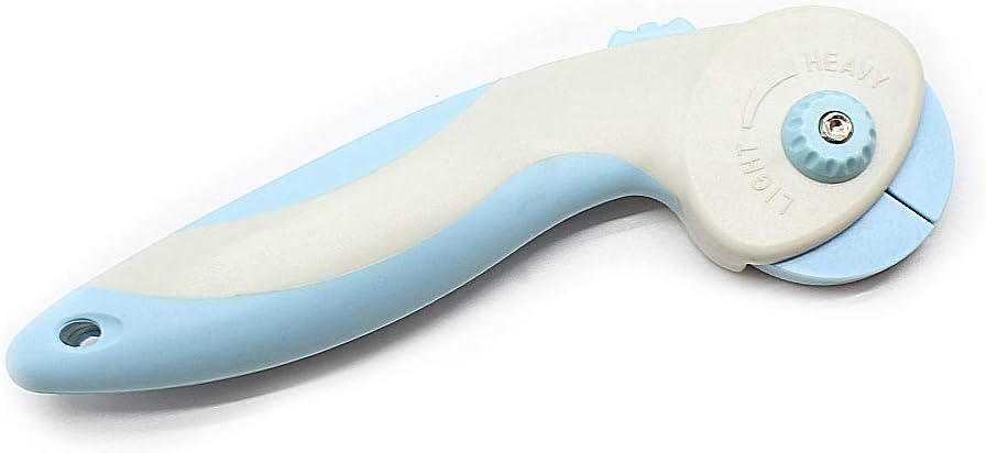 ALFA A608700000 Fabric Cutter, 1, White and Blue, 45 mm