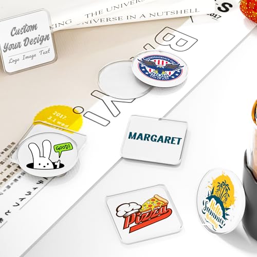 Imanes decorativos acrílicos personalizados 10 piezas miniatura 5