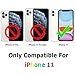 TENOC Phone Case Compatible with iPhone 11, Clear Case Shockproof Protective Bumper Slim Cover for 6.1 Inch