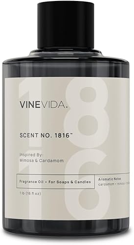 Miniatura 410 de VINEVIDA Aceite aromático n.º 4800 inspirado en un millón de hombres para fabricación de velas y jabón, fabricado en Estados Unidos