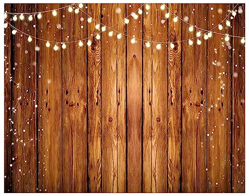 Fond marron vintage pour bannière de fête prénatale et photobooth en bois