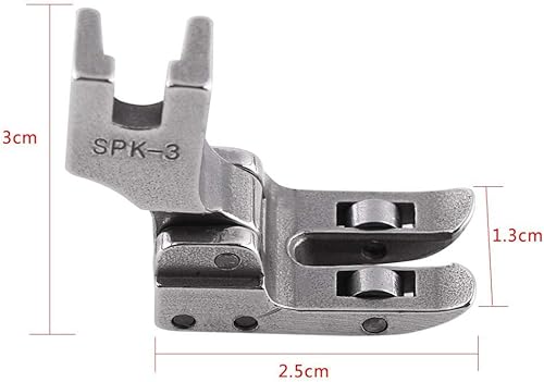 Miniatura 9 de Pies prensatelas para máquina de coser, prensatelas industriales para máquina de coser con rueda de rodillo, accesorios para máquinas de coser