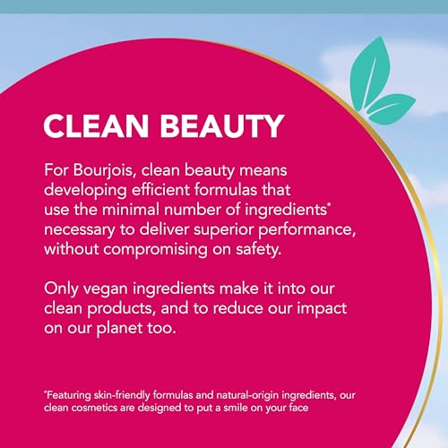 Bourjois Healthy Mix Clean Mascara Waterproof, 001 Black, Formula Avvolgente E Volumizzante,Vegan, A Lunga Durata, Con Burro Di Karité E Olio Di Jojoba.Testato Oftalmologicamente 10 Ml - 12